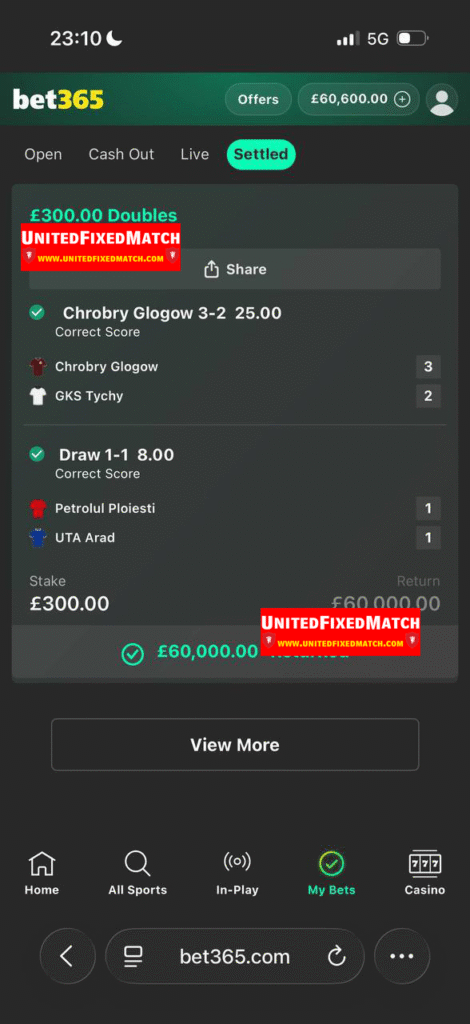 rigged fixed matches